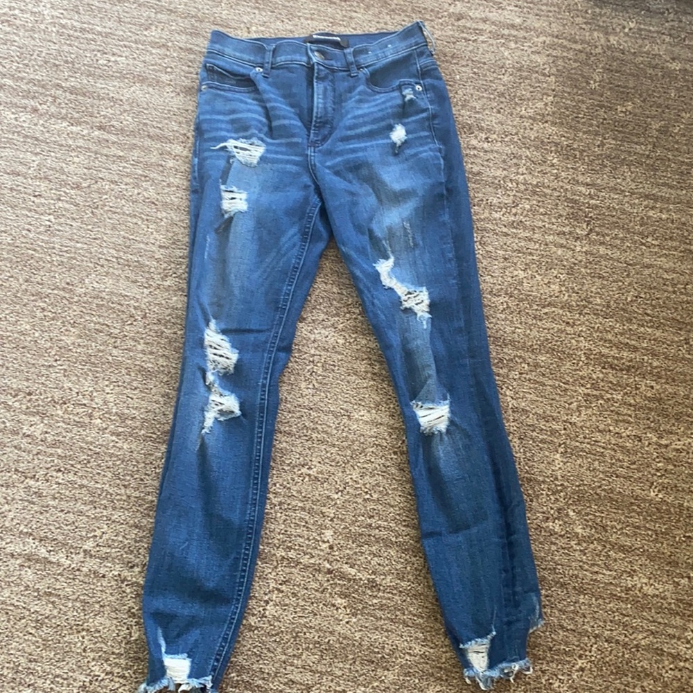 Express high waisted jeans
